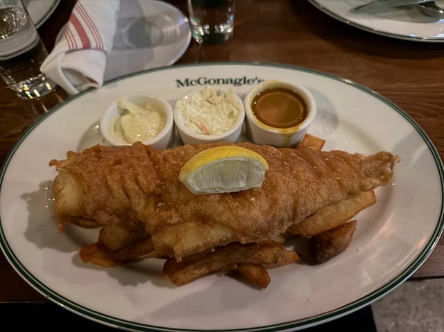 Fish And Chips.