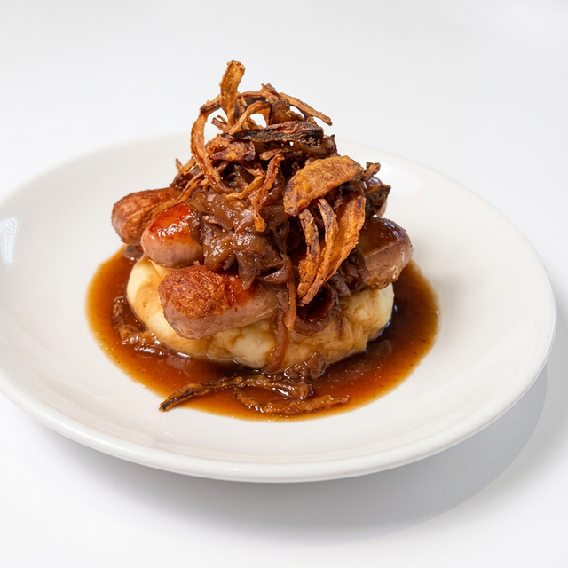 Bangers and Mash.